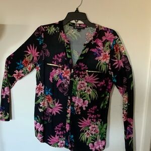 INC International Concepts Multicolor Floral Blouse